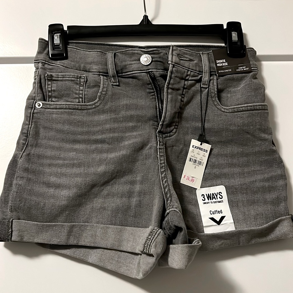 Express Women’s Shortie High Rise Stretch Shorts - Size 0